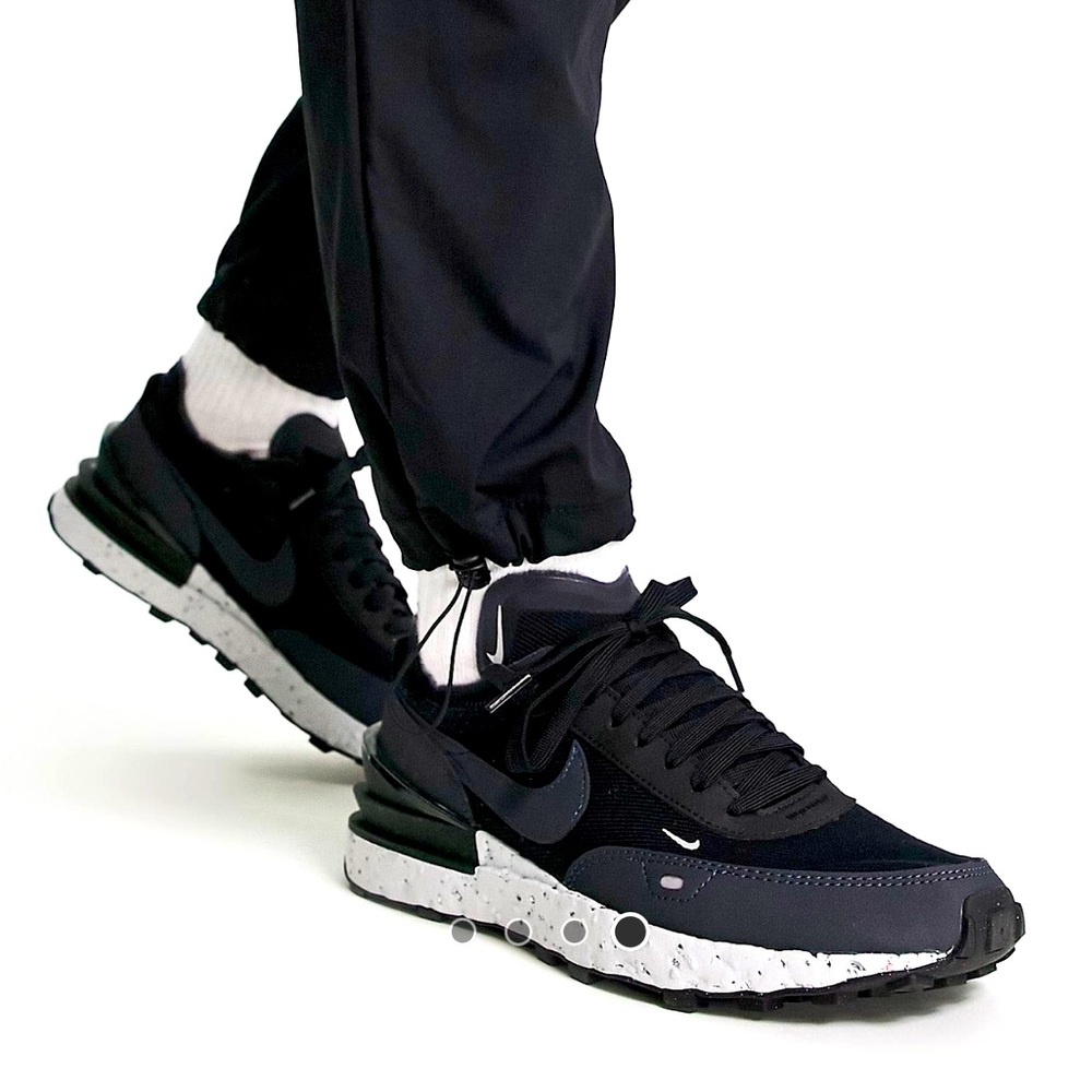 Nike Waffle One Crater sneakers in Black